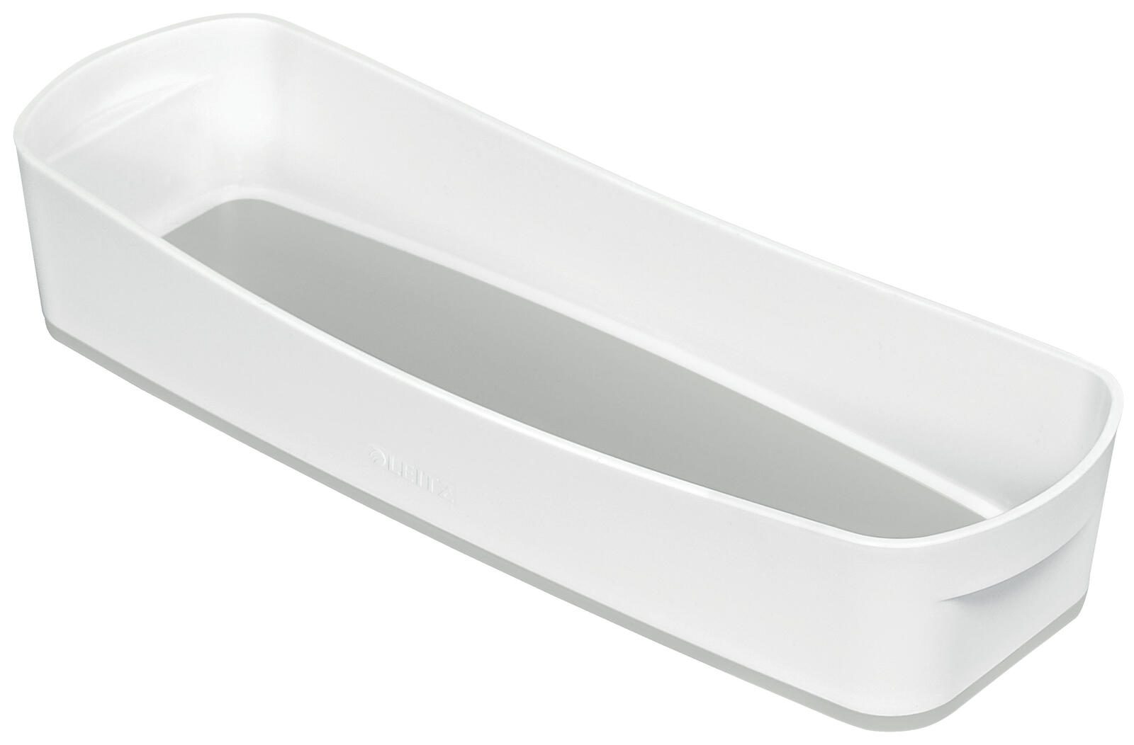 LEITZ Aufbewahrungsbox 0,6 l - 30,7 x 10,5 x 5,5 cm perlweiß/grau