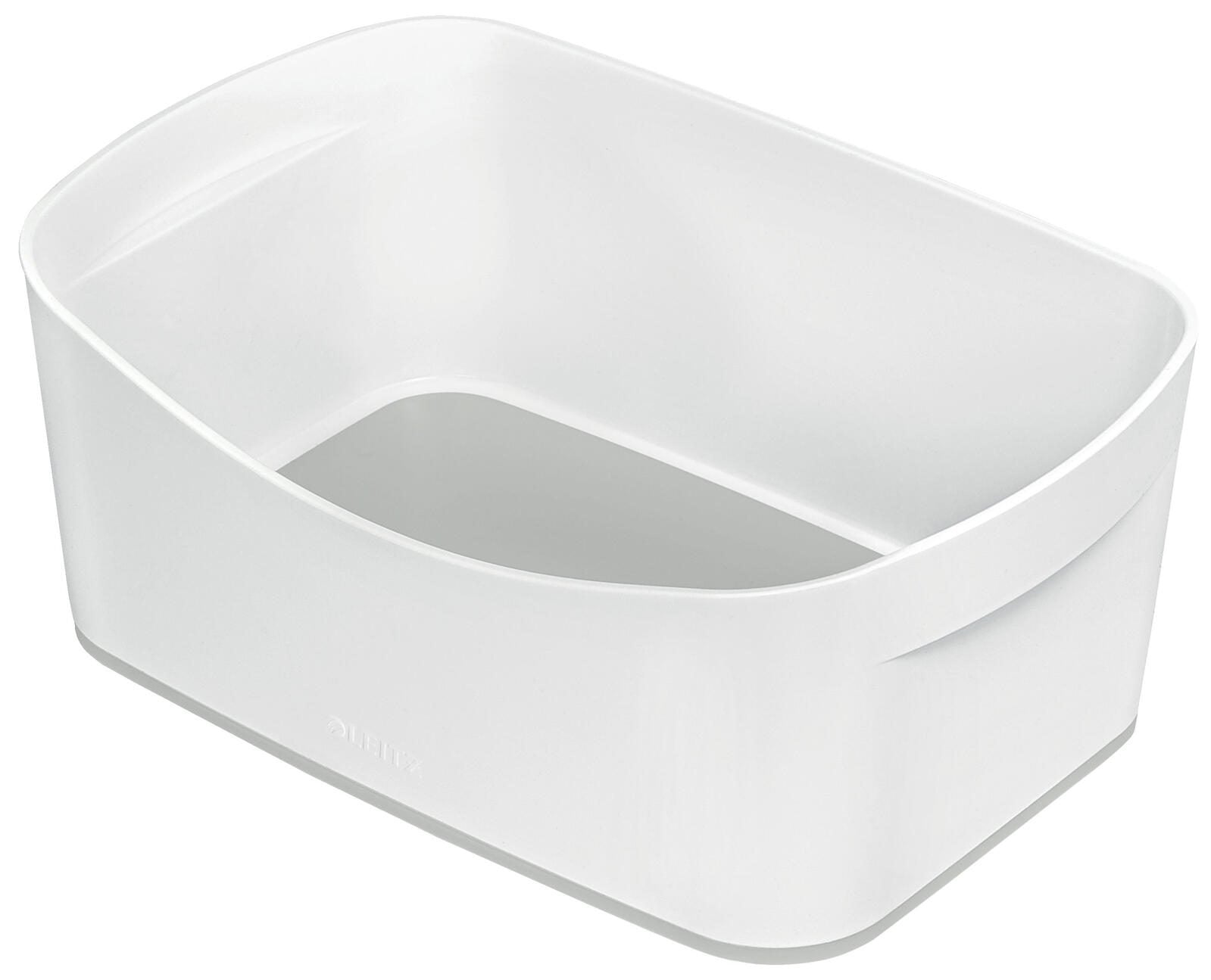 LEITZ Aufbewahrungsbox 3,0 l - 24,6 x 16,0 x 9,8 cm perlweiß/grau