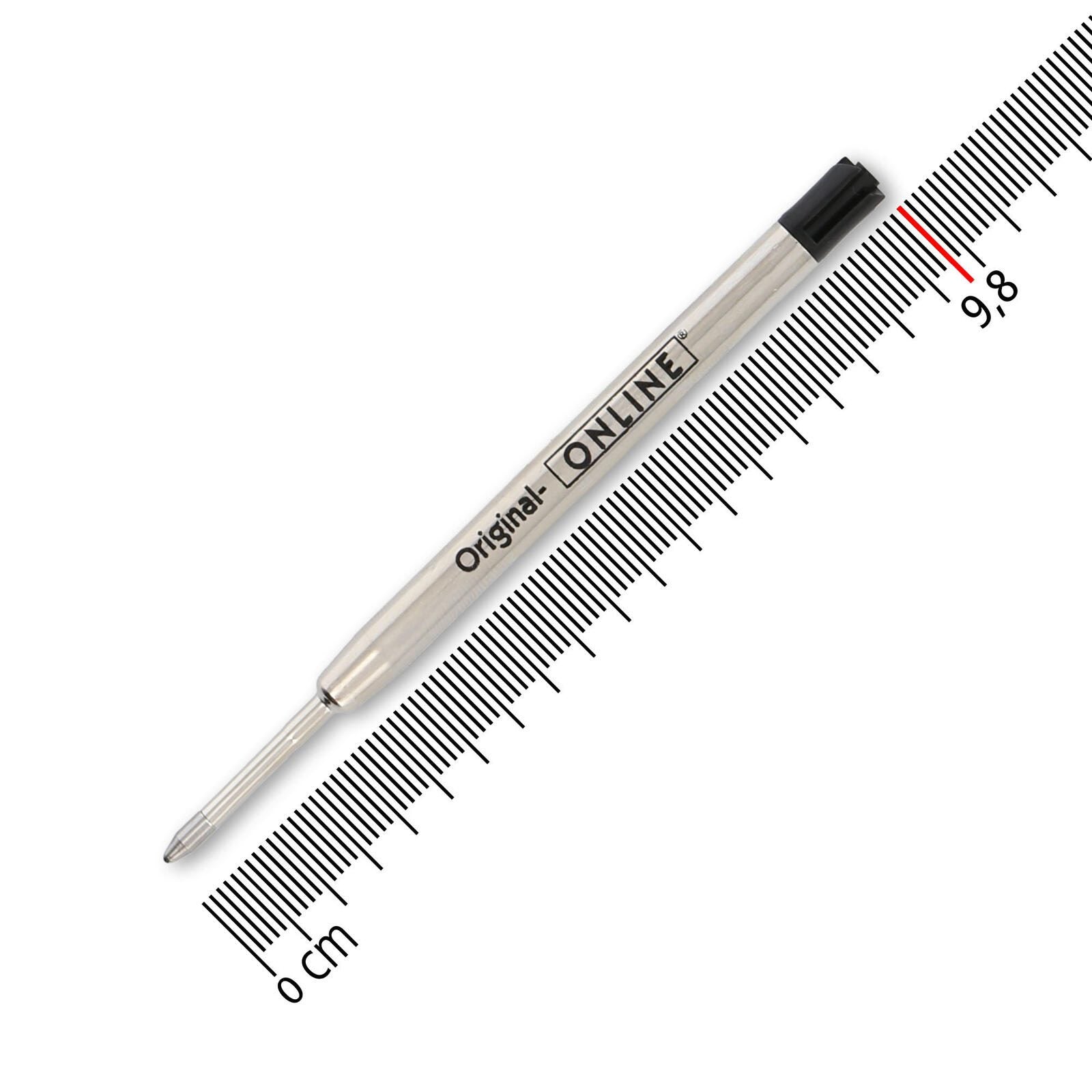 ONLINE® Kugelschreiberminen für Großraumminen-Kugelschreiber 0.6 mm Schwarz