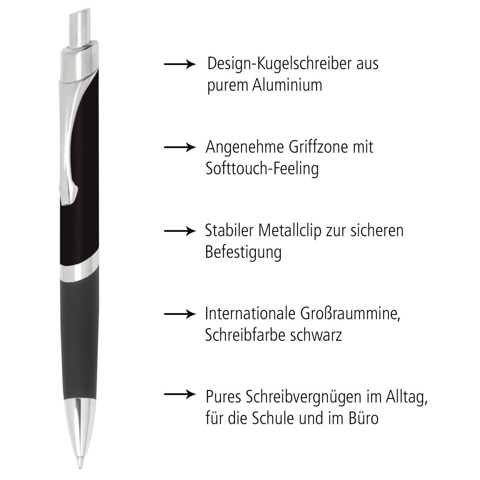 ONLINE® Kugelschreiber 0.6 mm Schwarz