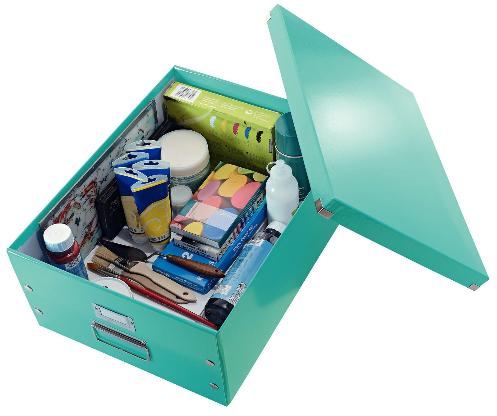 LEITZ Aufbewahrungsbox Click&store 36,0 l - 36,9 x 48,2 x 20,0 cm eisblau