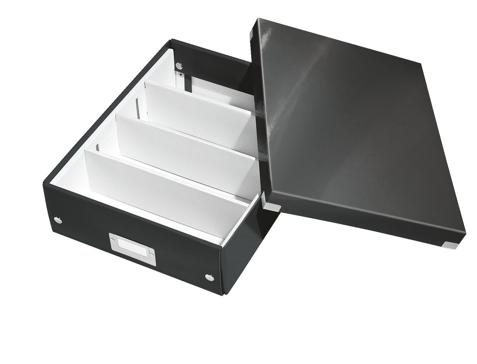 LEITZ Aufbewahrungsbox 900 Blatt - 28,0 x 37,0 x 10,0 cm schwarz