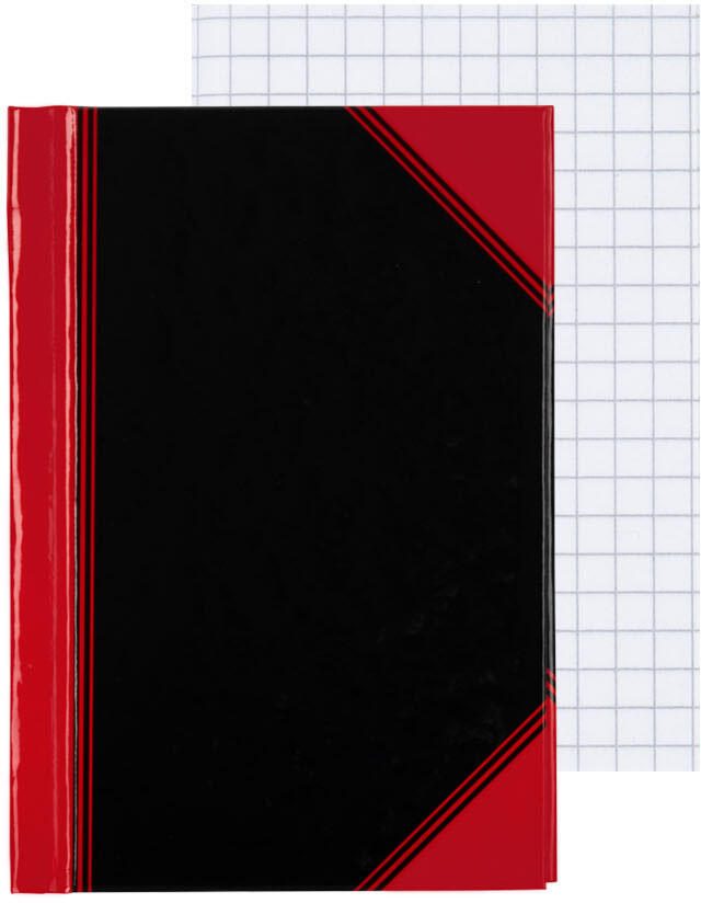 Bantex Notizbuch DIN A7 kariert, 192 Seiten