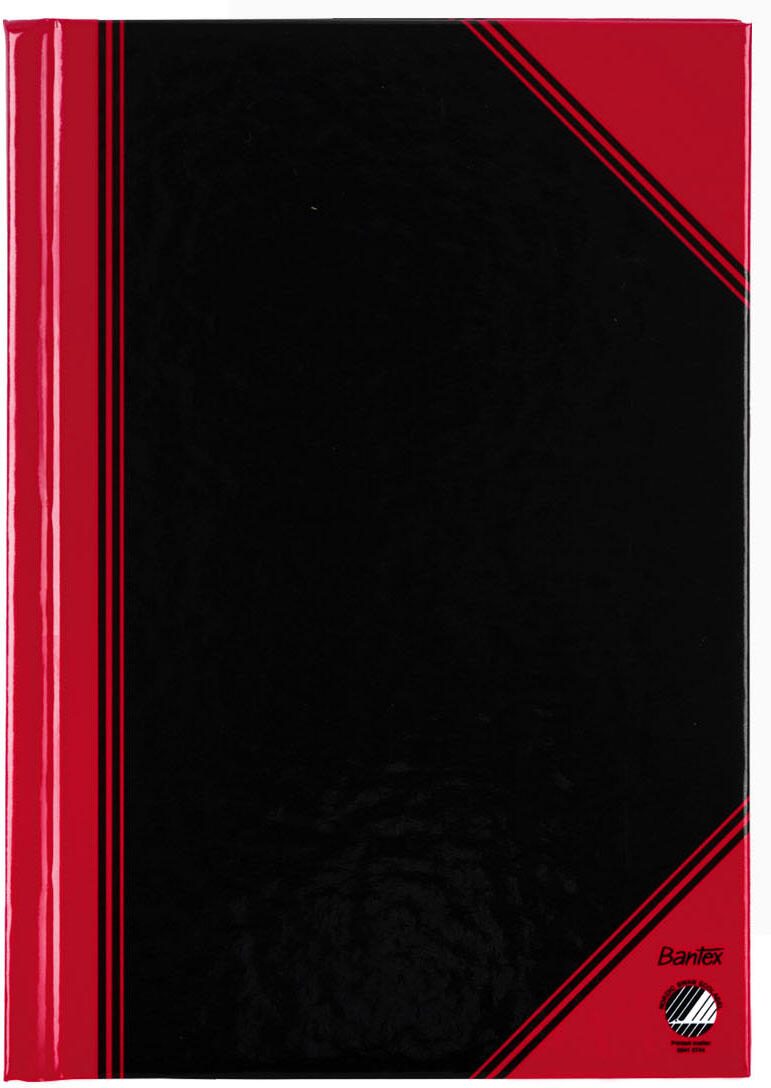 Bantex Notizbuch DIN A6 blanko, 192 Seiten