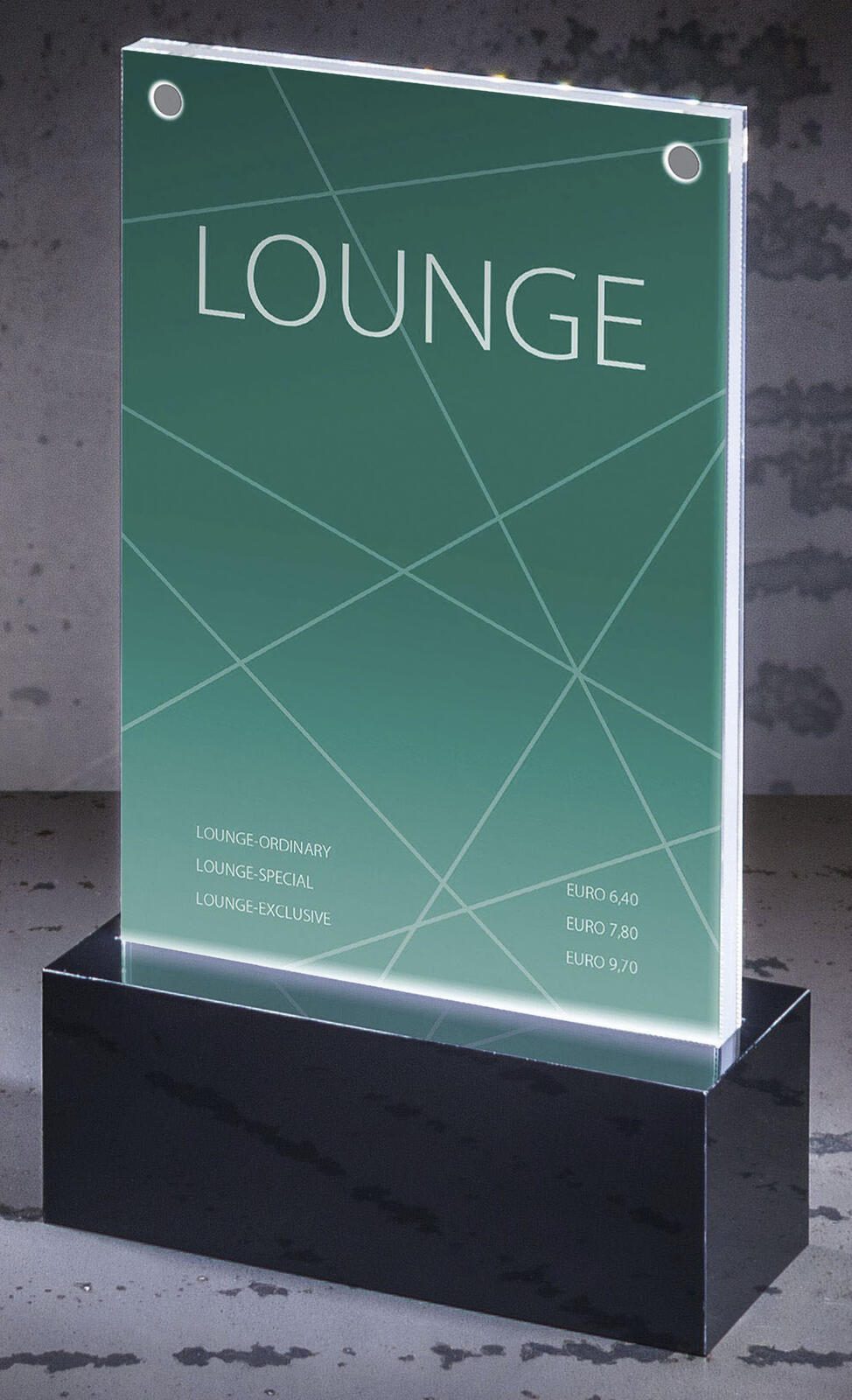 SIGEL LED LED-Tischaufsteller A6