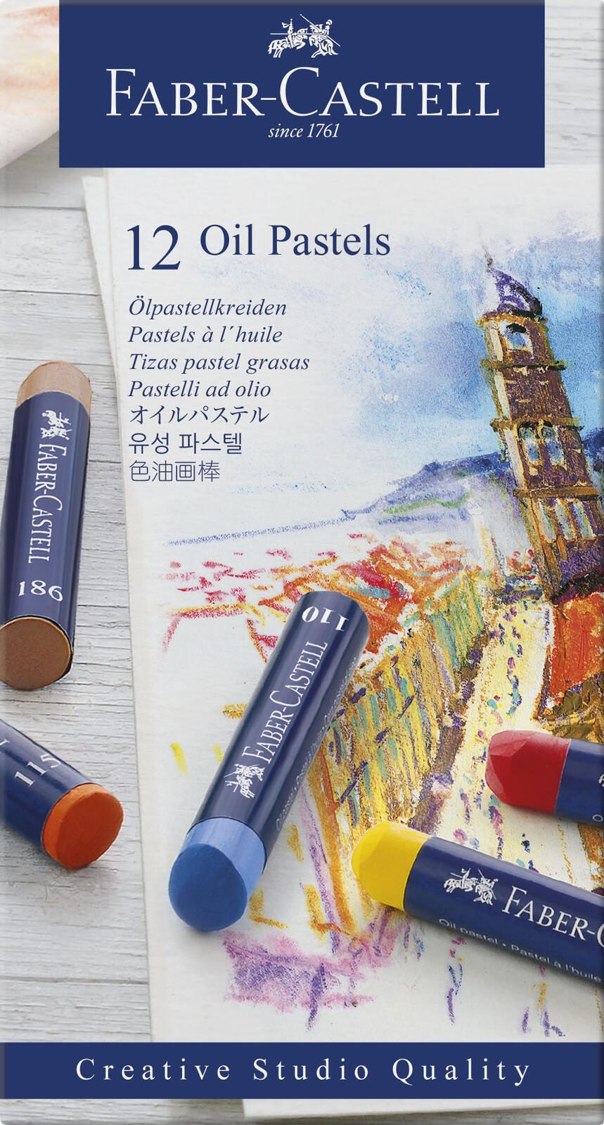 FABER-CASTELL Ölkreide Mehrfarbig