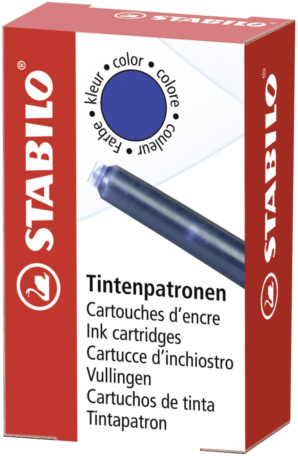 STABILO Tintenpatronen für Füller königsblau