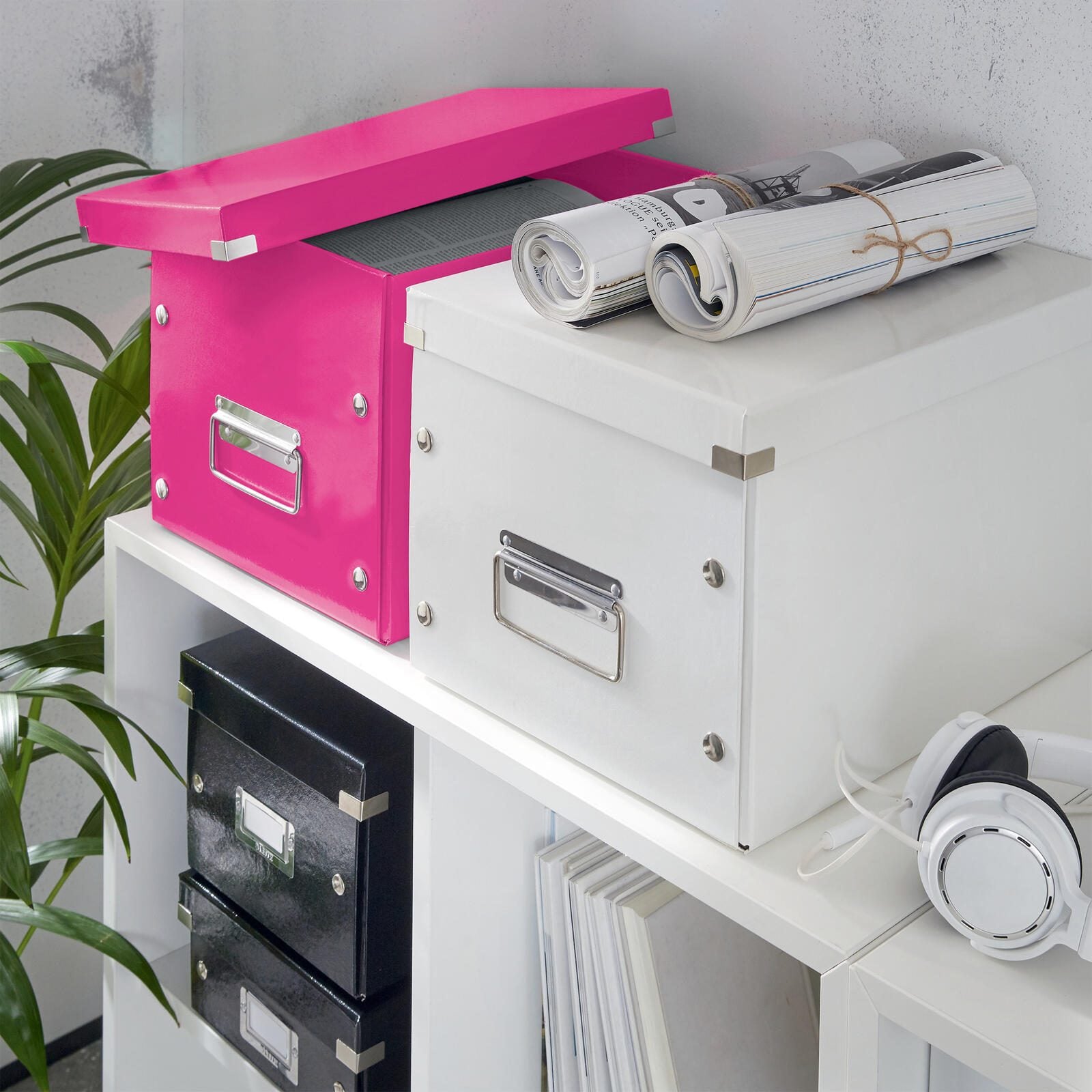 LEITZ Aufbewahrungsbox Click&Store 30,0 l - 32,0 x 36,0 x 31,0 cm pink