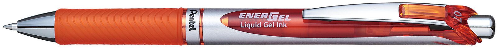 Pentel EnerGel BL77-FX Gelschreiber 0.35 mm, Schreibfarbe: Orange