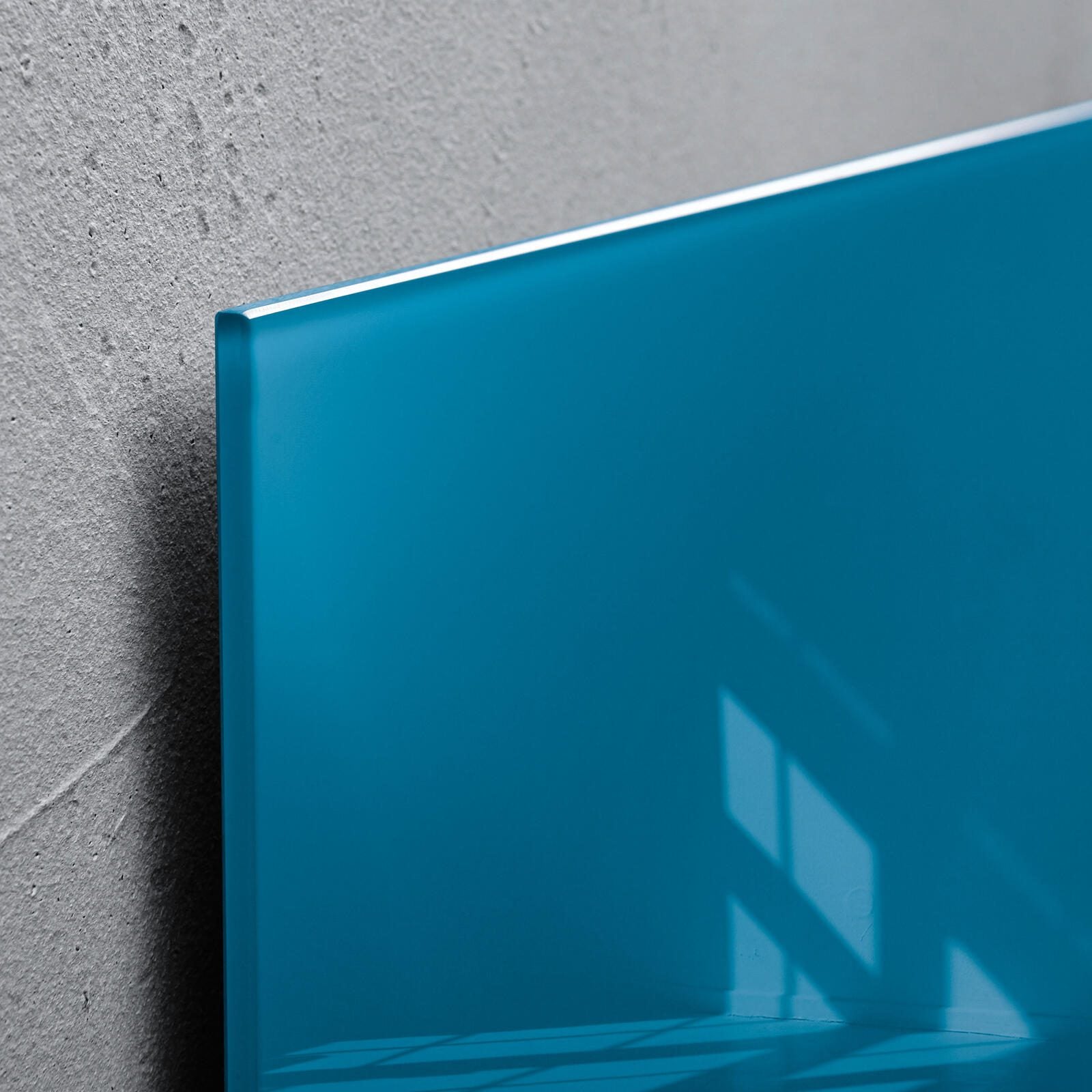 SIGEL Glas-Magnettafel 48,0 x 48,0 cm petrolblau