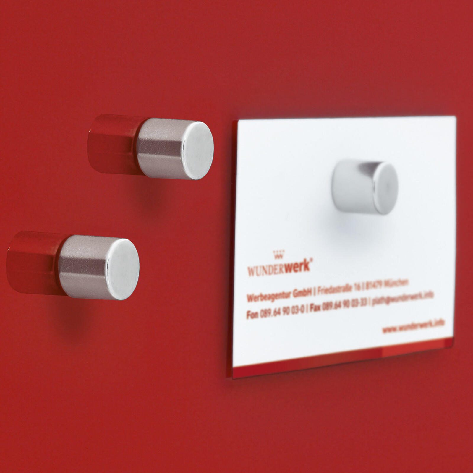 SIGEL Magnete Ø 1,0 x 1,0 silber