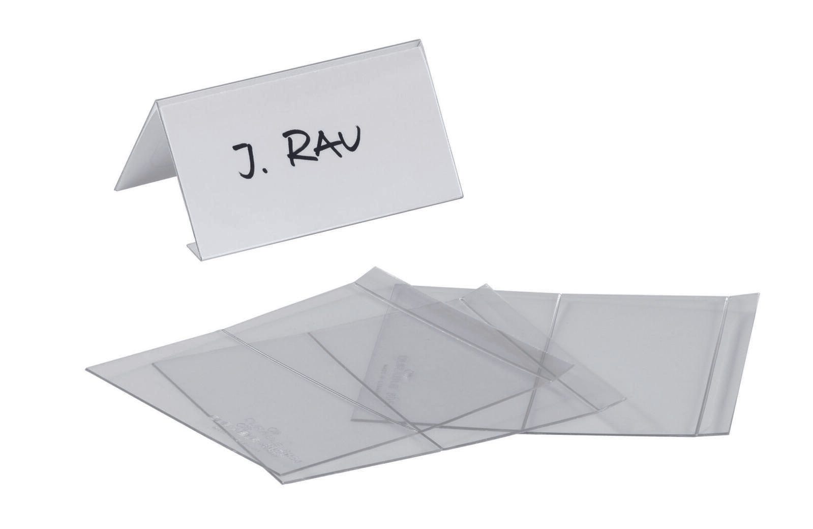 DURABLE Tischaufsteller Tischnamensschild 10,0 x 4,0 x 5,2 cm
