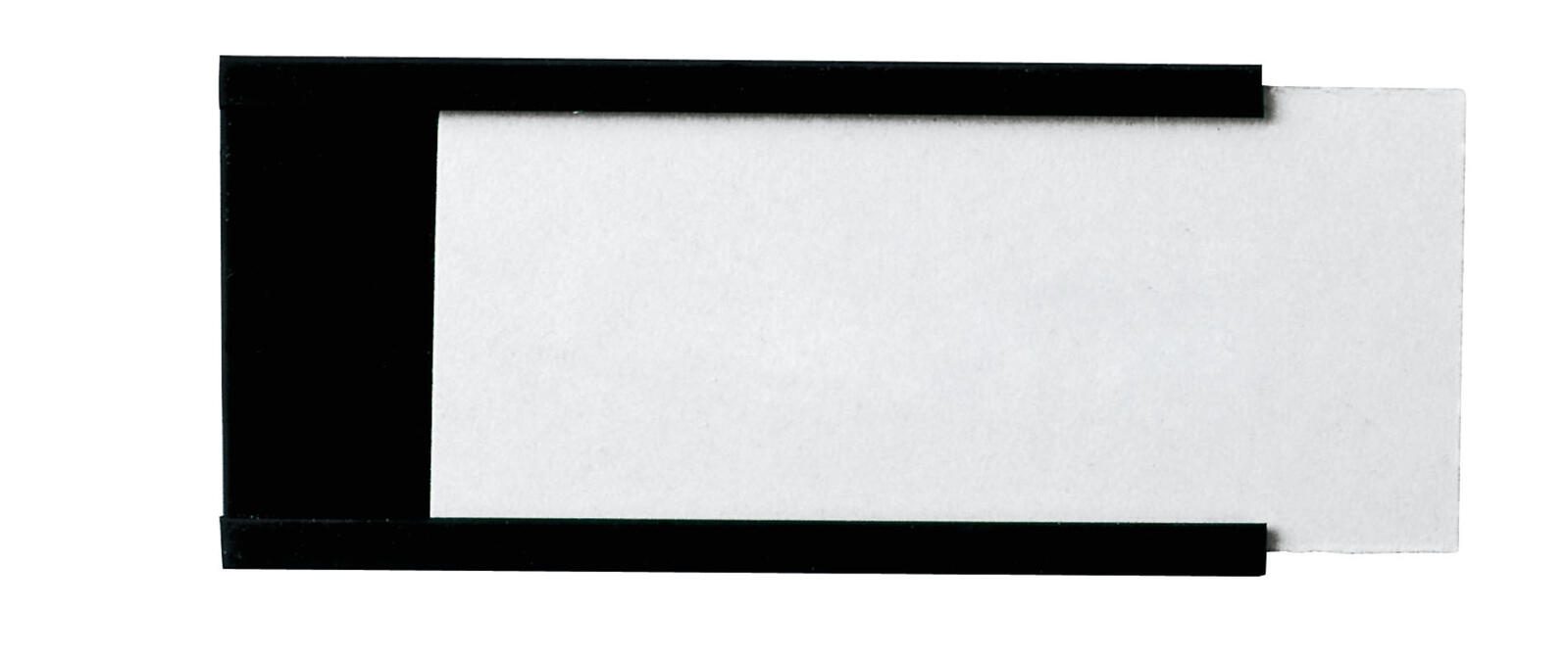 Legamaster Etikettenhalter magnetisch schwarz
