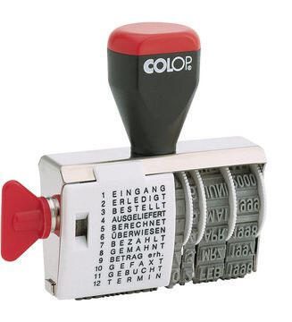 COLOP Datumstempel mit Text 04000/WD