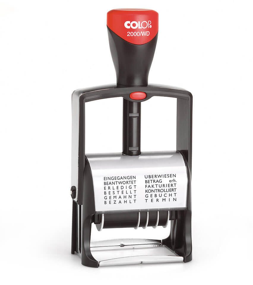 COLOP Datumstempel mit Text 2000/WD