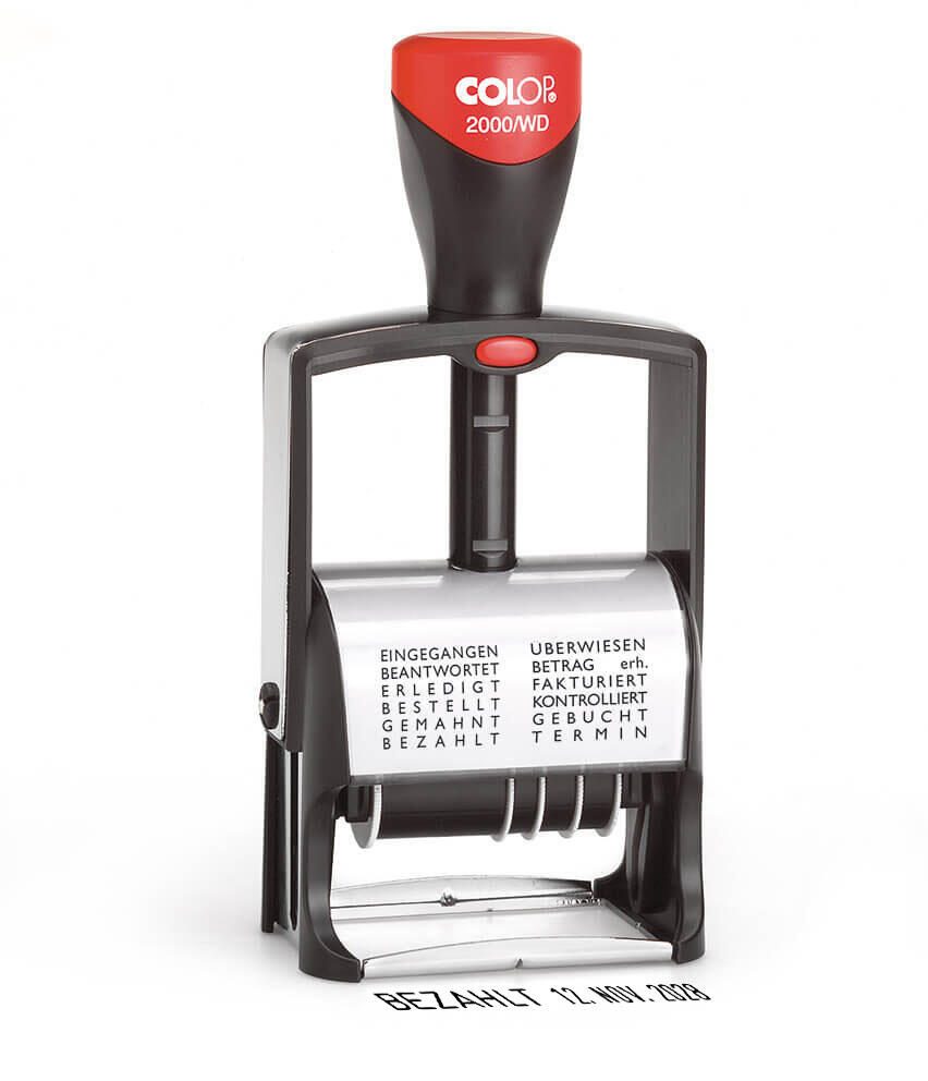 COLOP Datumstempel mit Text 2000/WD