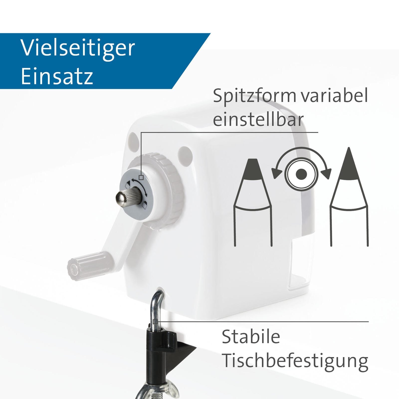 DAHLE Spitzmaschine grau/schwarz