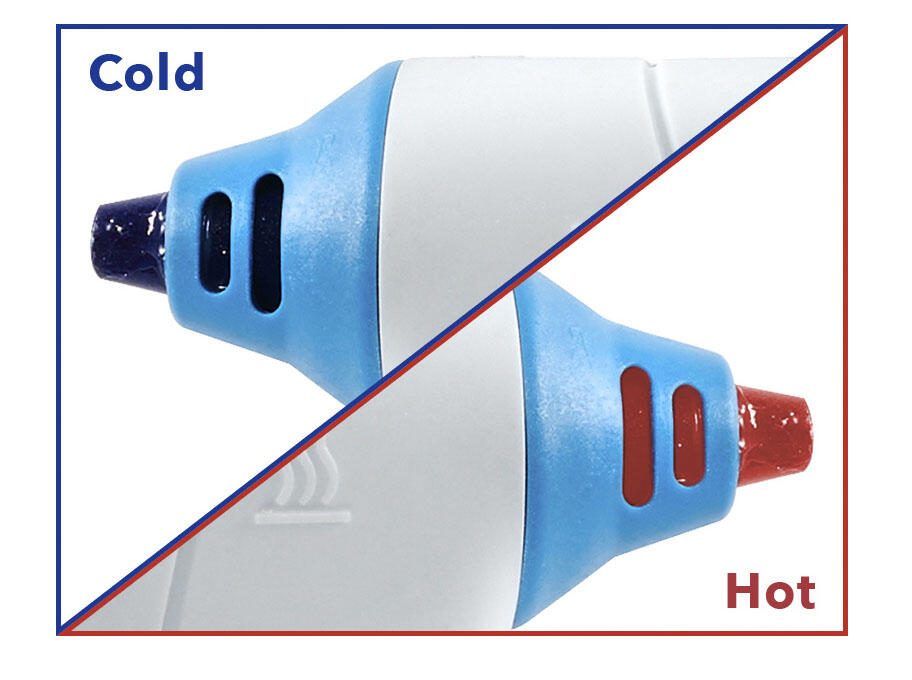 WESTCOTT mini Heißklebepistole weiß/blau