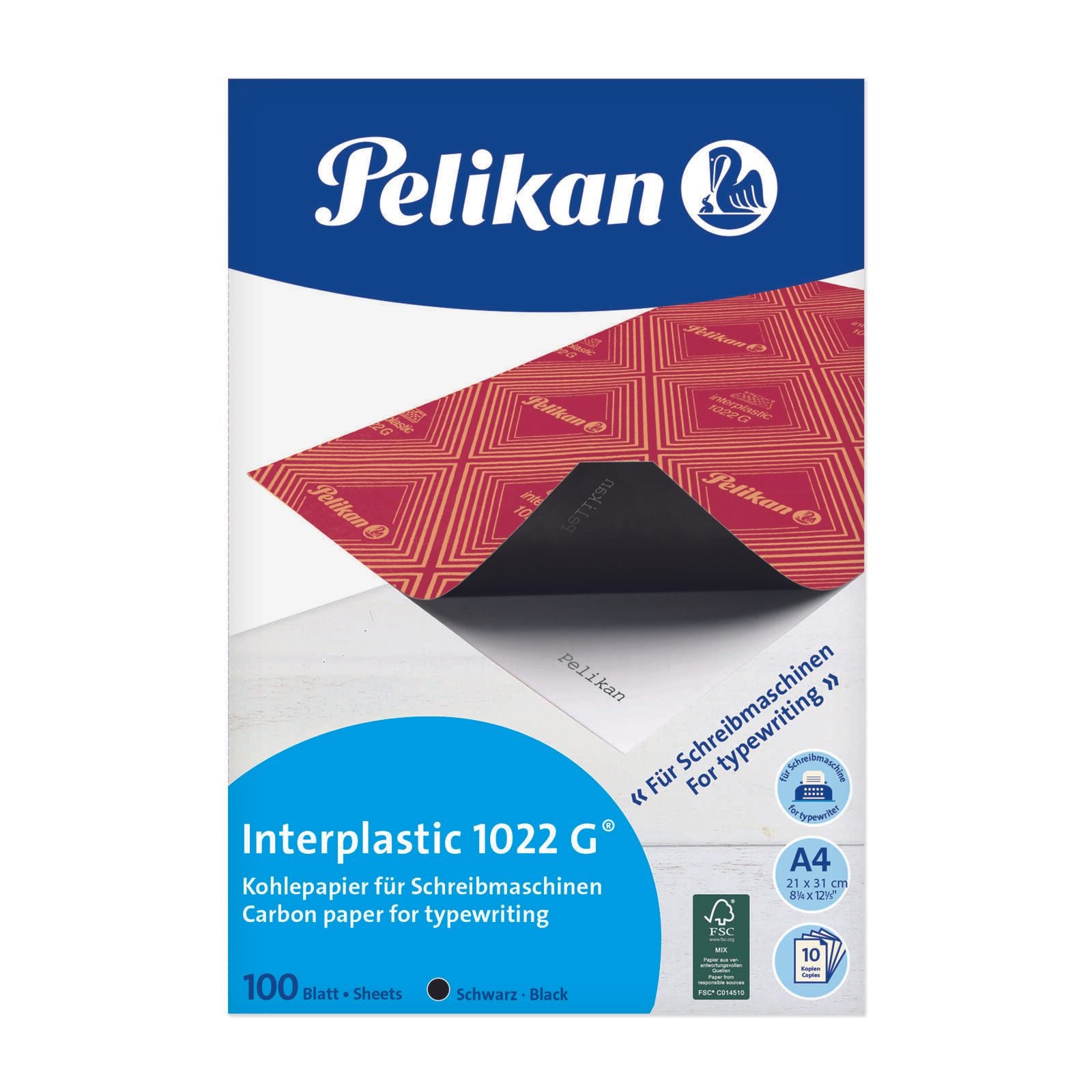 Pelikan Kohlepapier interplastic 1022 G® 40440 schwarz