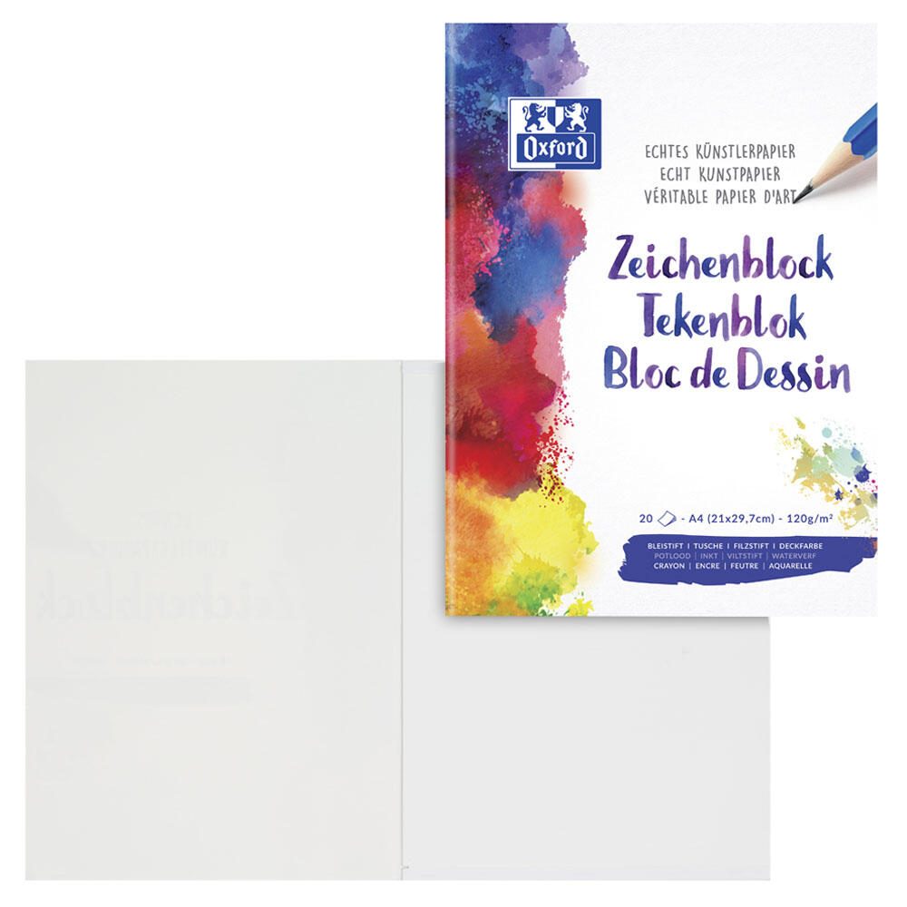OXFORD Zeichenblock DIN A4 20 Blatt