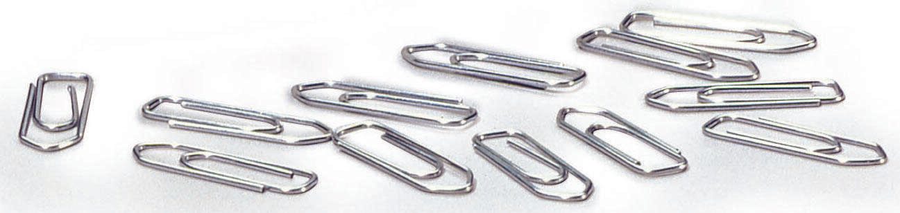 DURABLE Büroklammern Metall silber