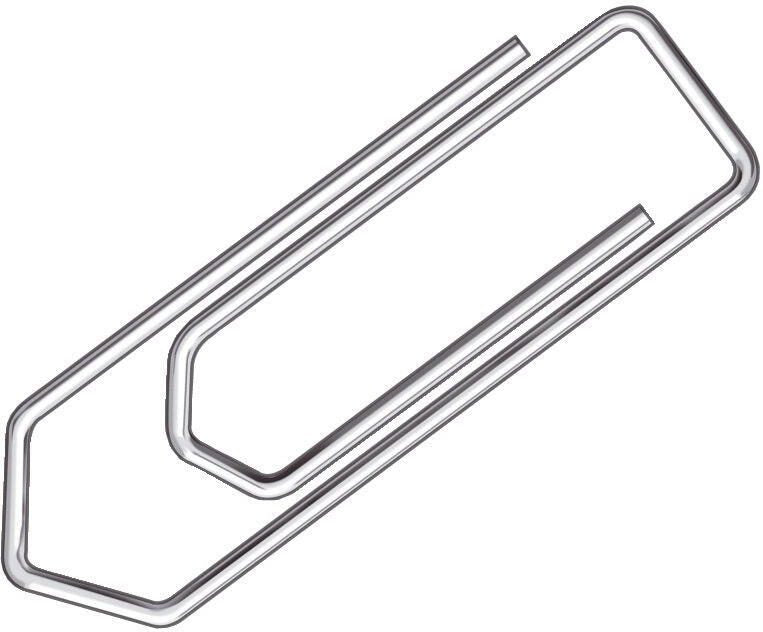 DURABLE Büroklammern Metall silber