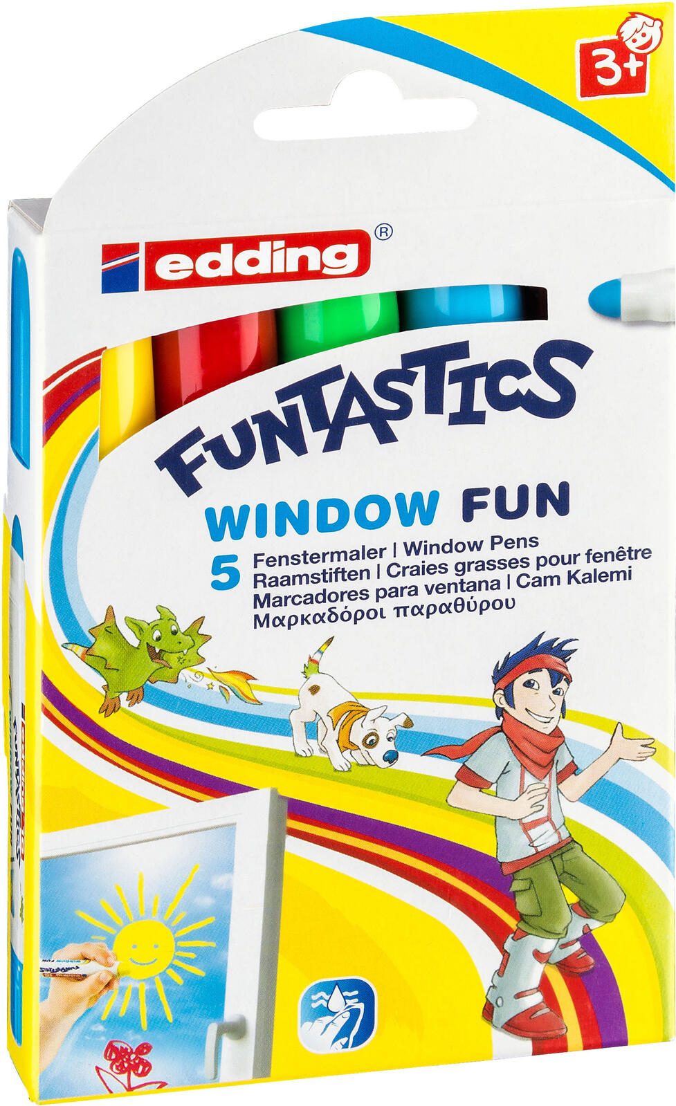 edding Funtastics Window Fun Kreidemarker 2.0 - 6.0 mm Mehrfarbig