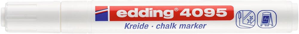 edding 4095 Kreidemarker 2.0 - 3.0 mm Weiß