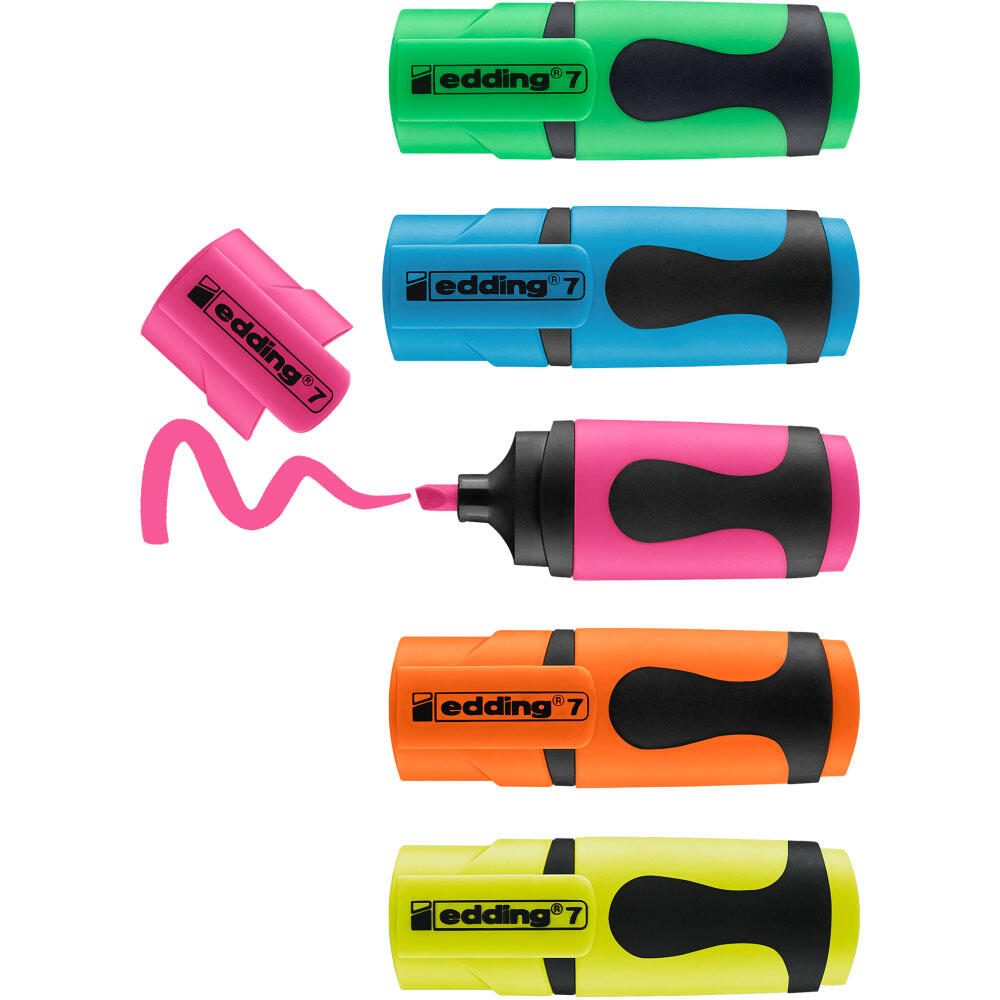 edding Mini Highlighter Textmarker Mehrfarbig