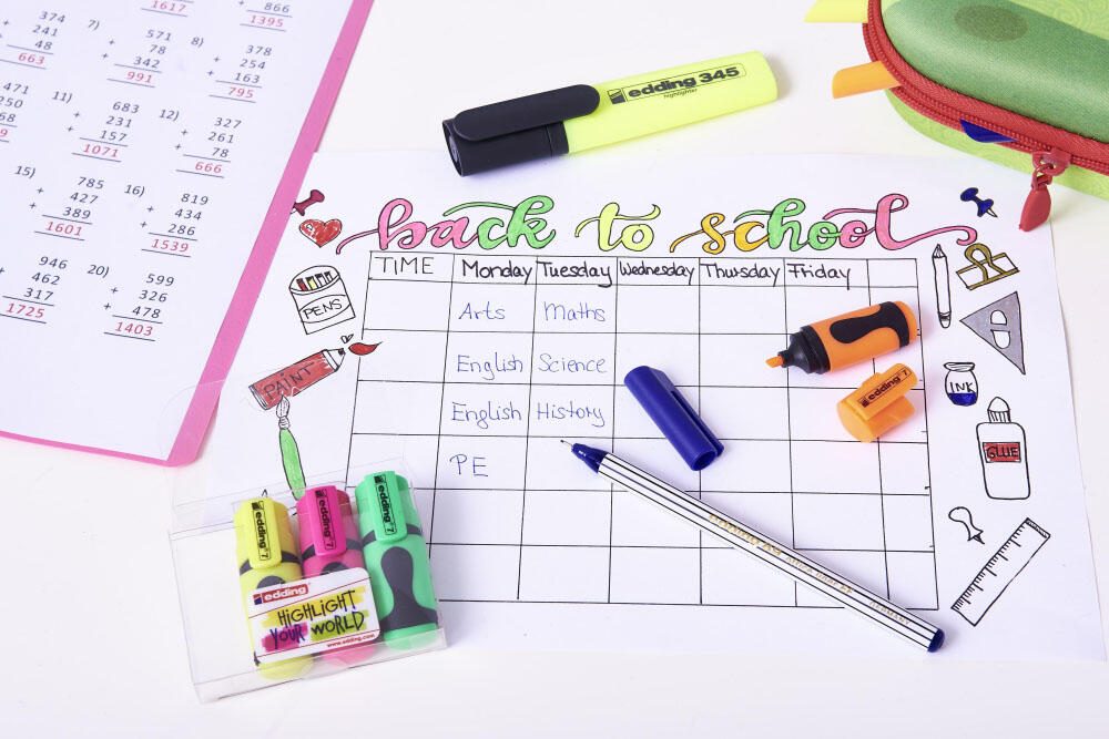 edding Mini Highlighter Textmarker Mehrfarbig