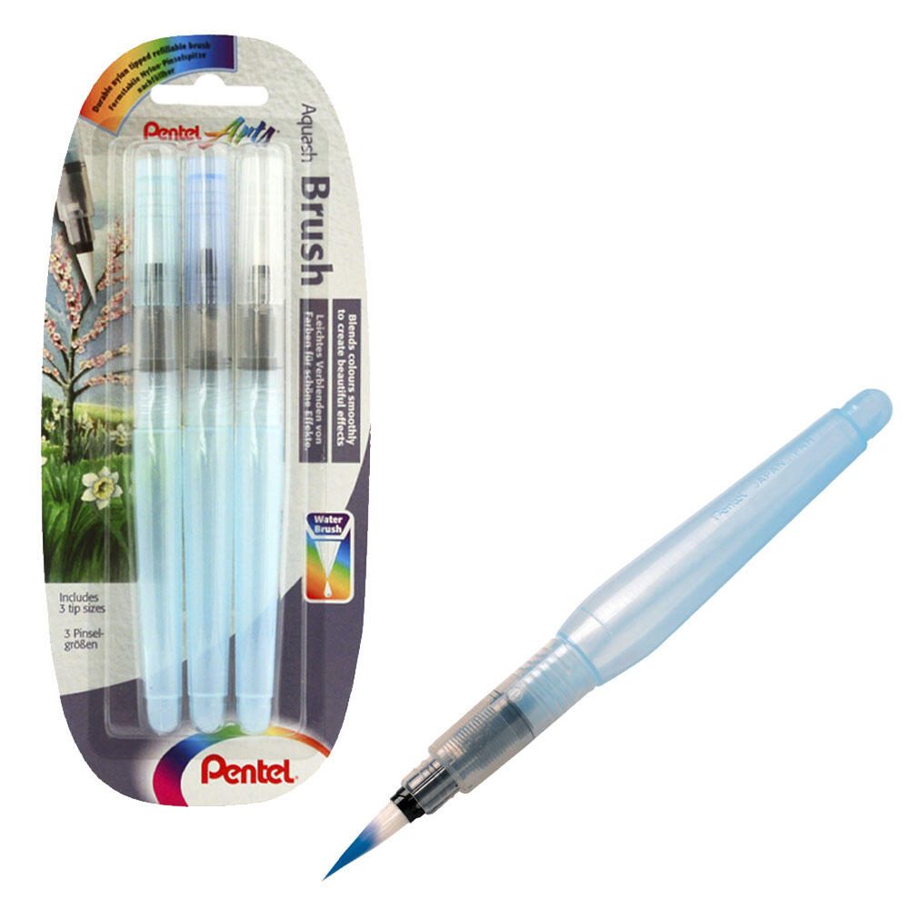Pentel Pinsel-Set 3-teilig