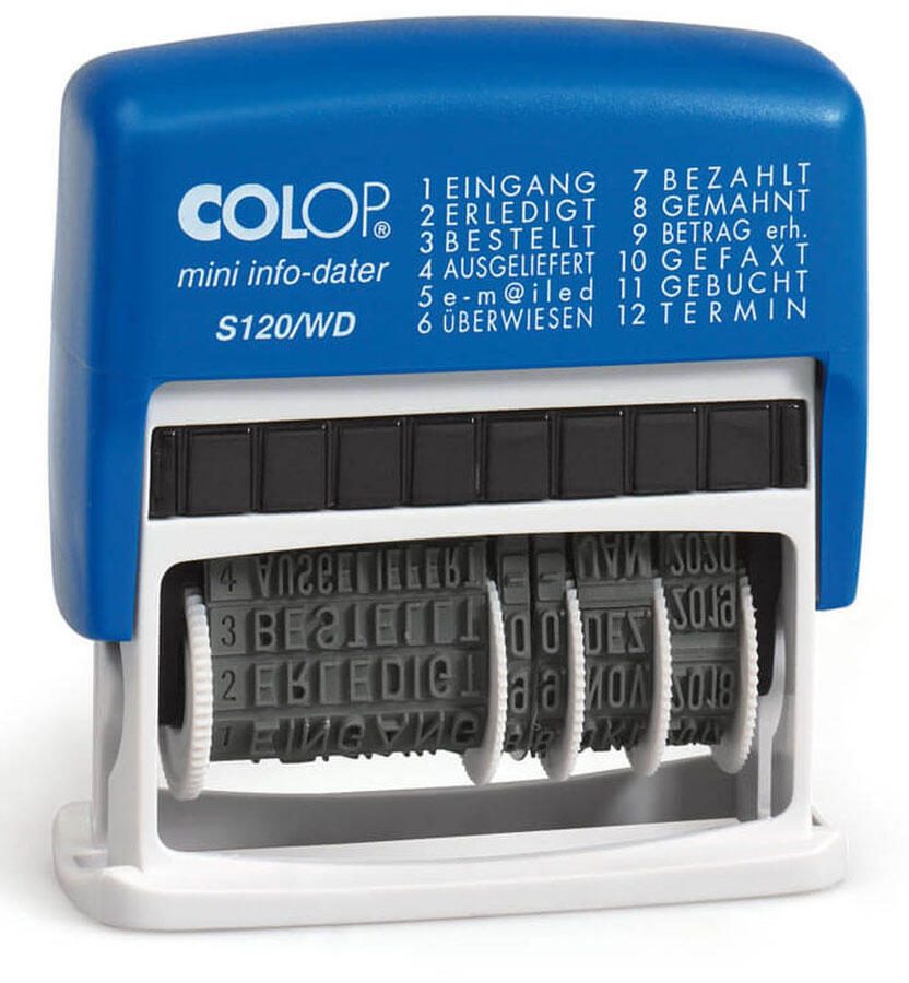 COLOP Datumstempel mit Text S120/WD