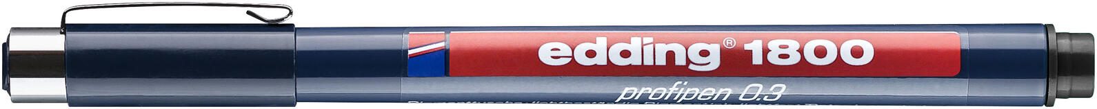 edding 1800 Fineliner 0.35 mm Schwarz