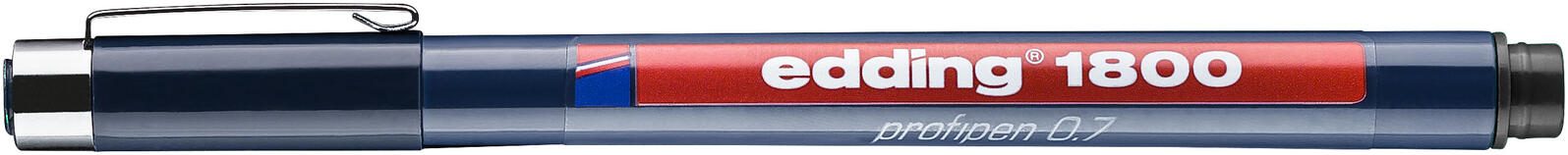 edding 1800 Fineliner 0.7 mm Schwarz