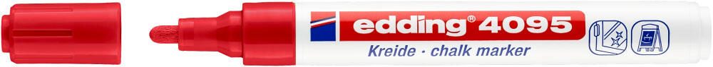 edding 4095 Kreidemarker 2.0 - 3.0 mm Rot