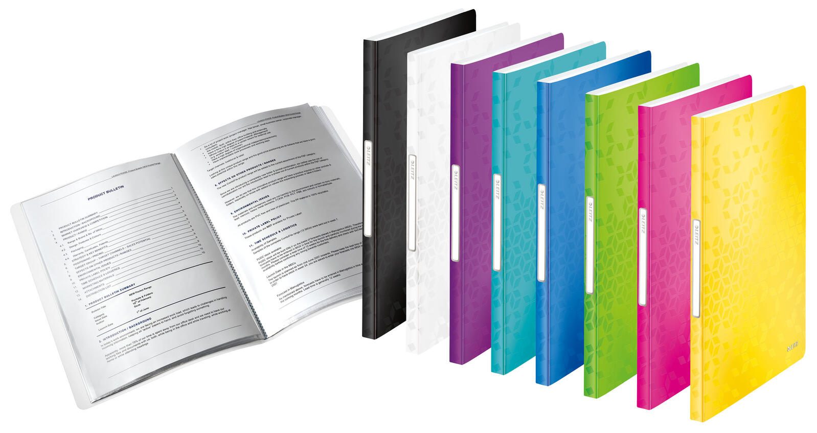 LEITZ Sichtbuch DIN A4 gelb-metallic