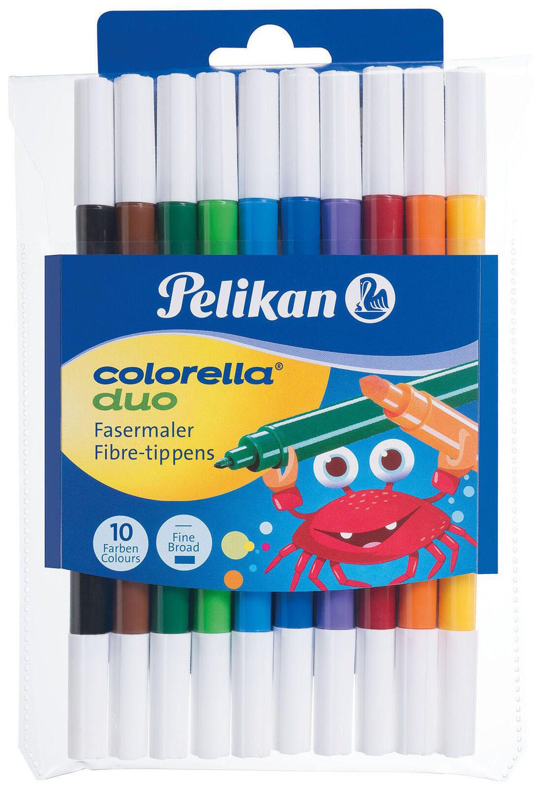 Pelikan Filzstifte Mehrfarbig 1.0 + 2.0 mm