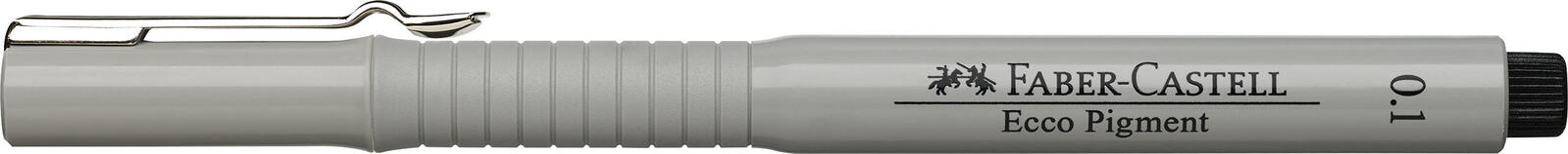 FABER-CASTELL Ecco Pigment Fineliner 0.1 mm Schwarz