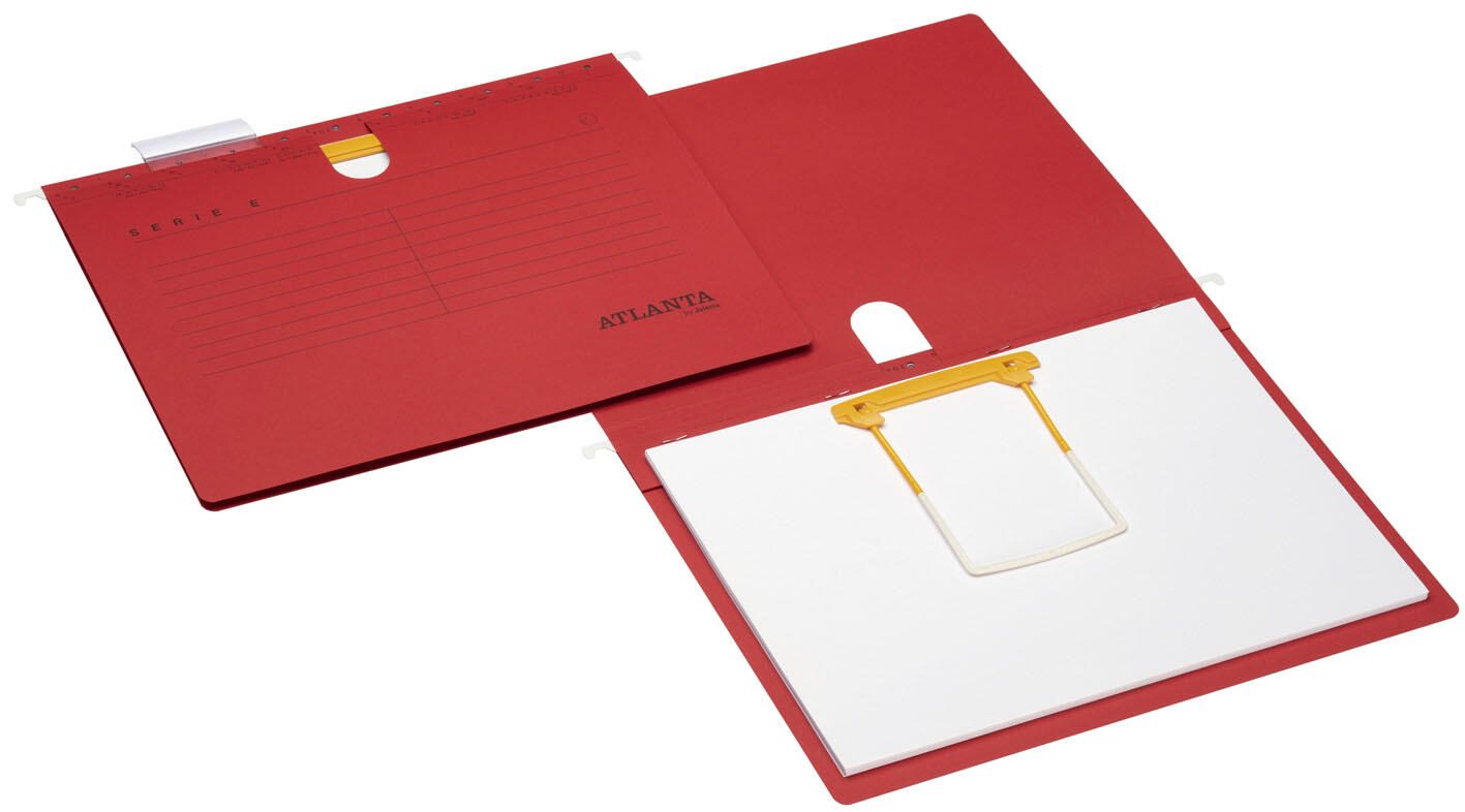 ATLANTA Hängehefter DIN A4 kaufmännische Heftung rot