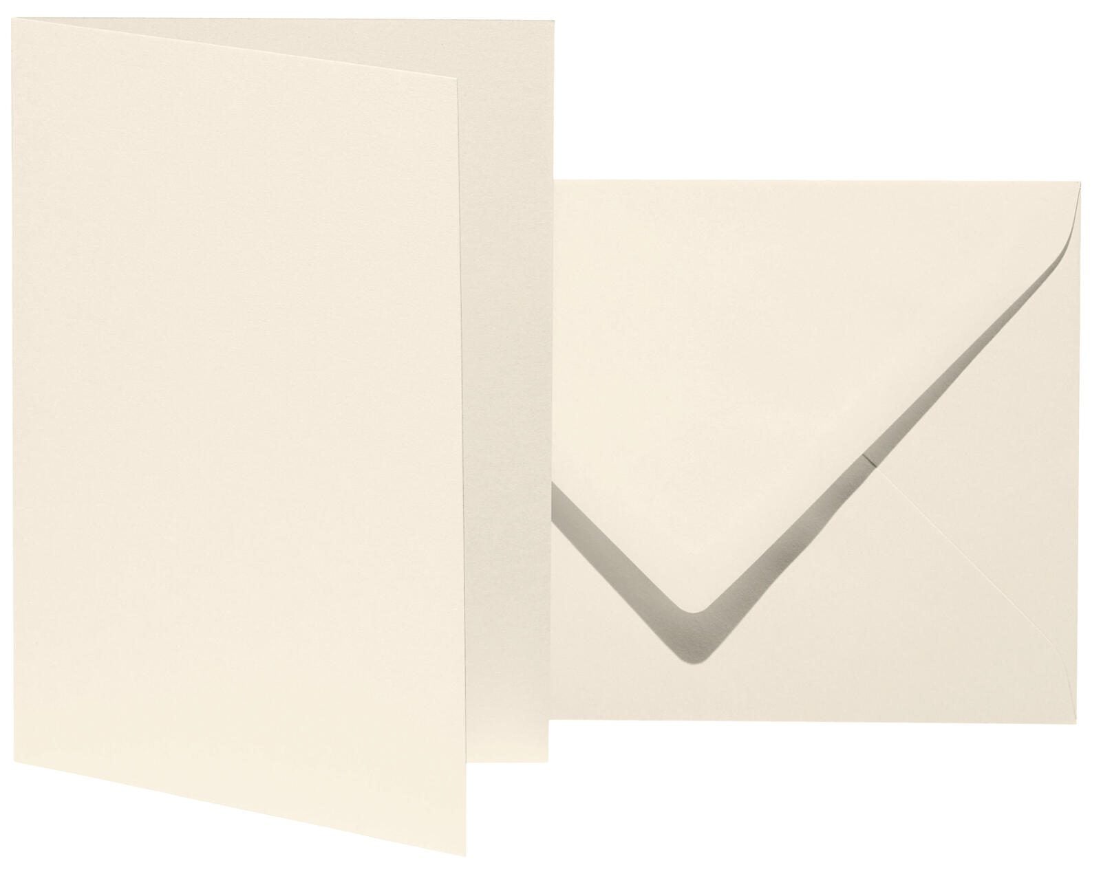 artoz Faltkarten mit Briefumschlägen DIN B6 elfenbein
