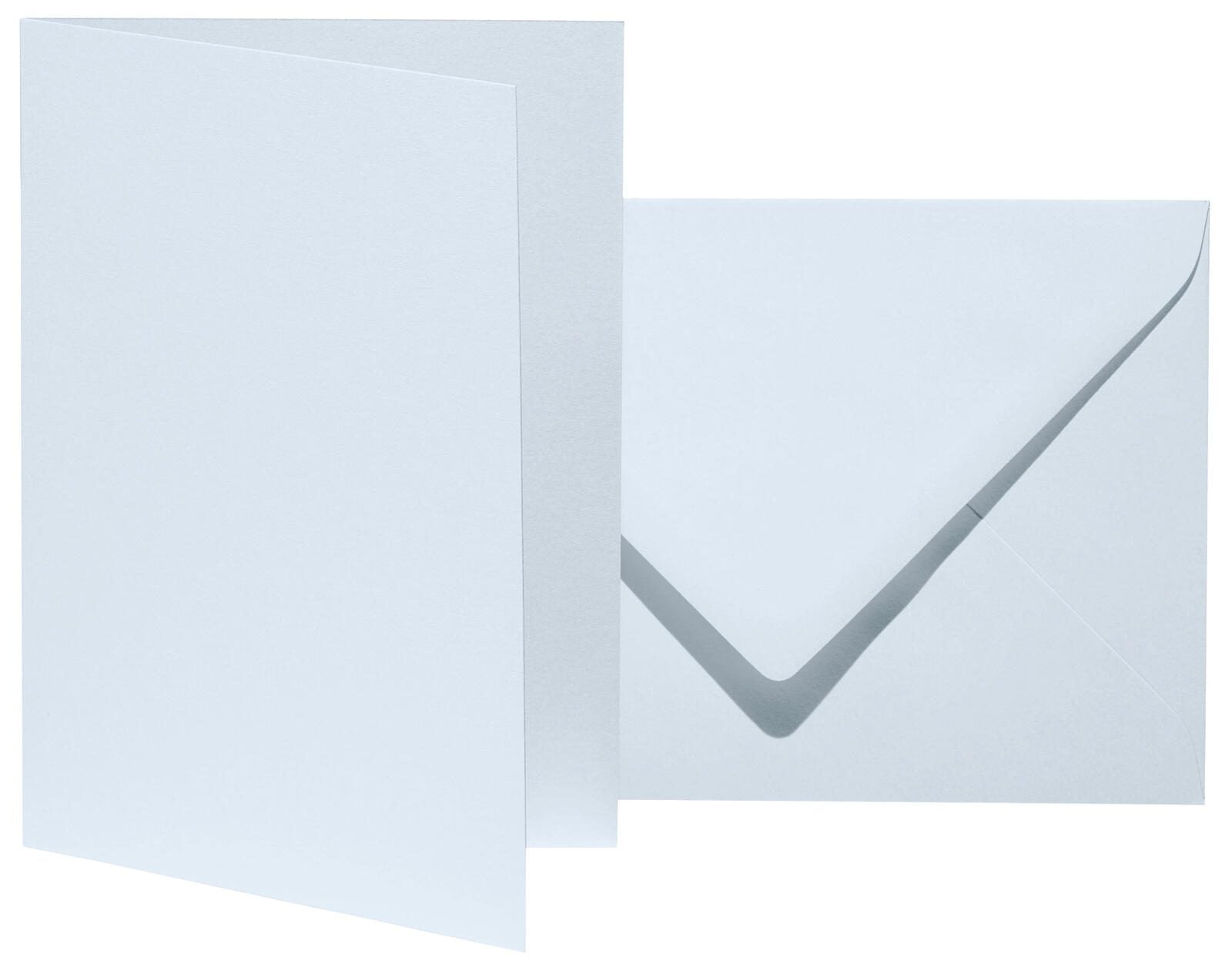 artoz Faltkarten mit Briefumschlägen DIN B6 hellblau