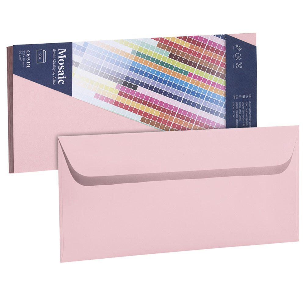 artoz Briefumschläge DIN lang ohne Fenster haftklebend