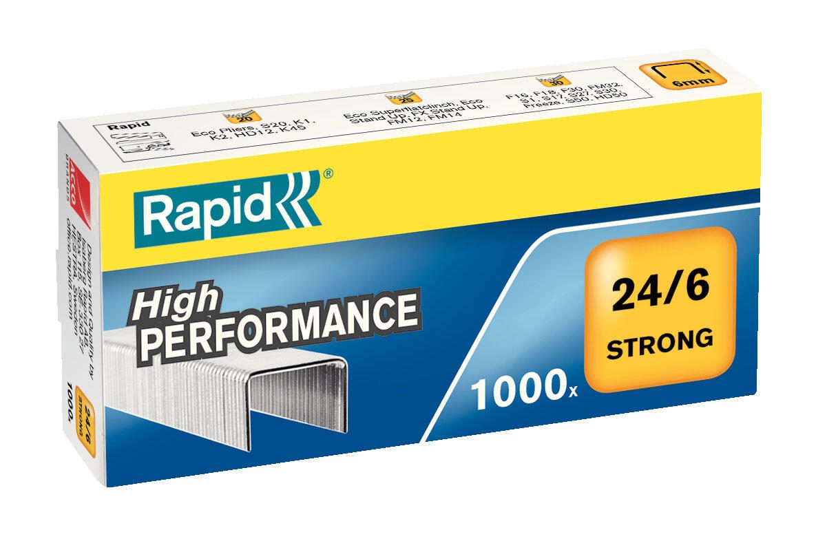 Rapid Heftklammern 24 mm 24/6