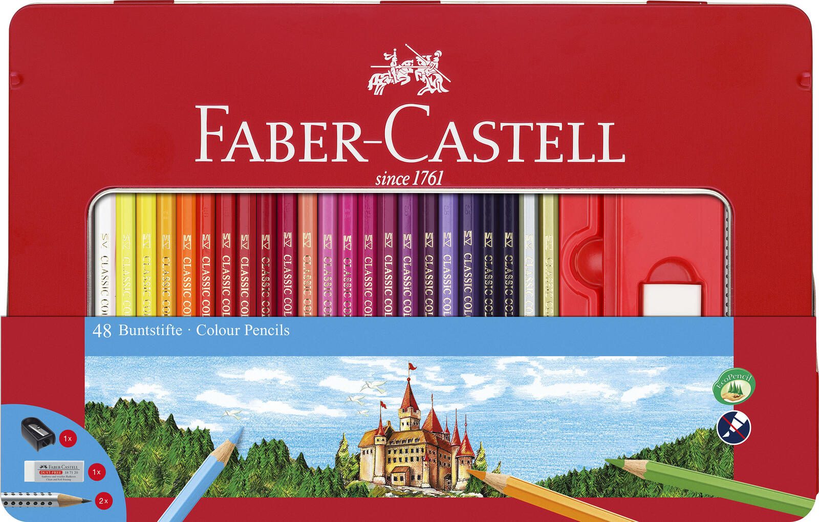 FABER-CASTELL Buntstifte Mehrfarbig