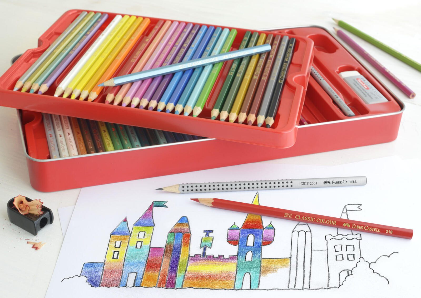 FABER-CASTELL Buntstifte Mehrfarbig