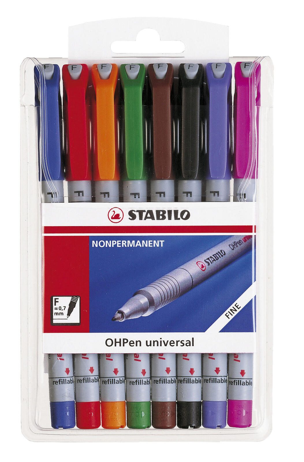 STABILO OHPen Folienstifte-Set 0.7 mm Mehrfarbig