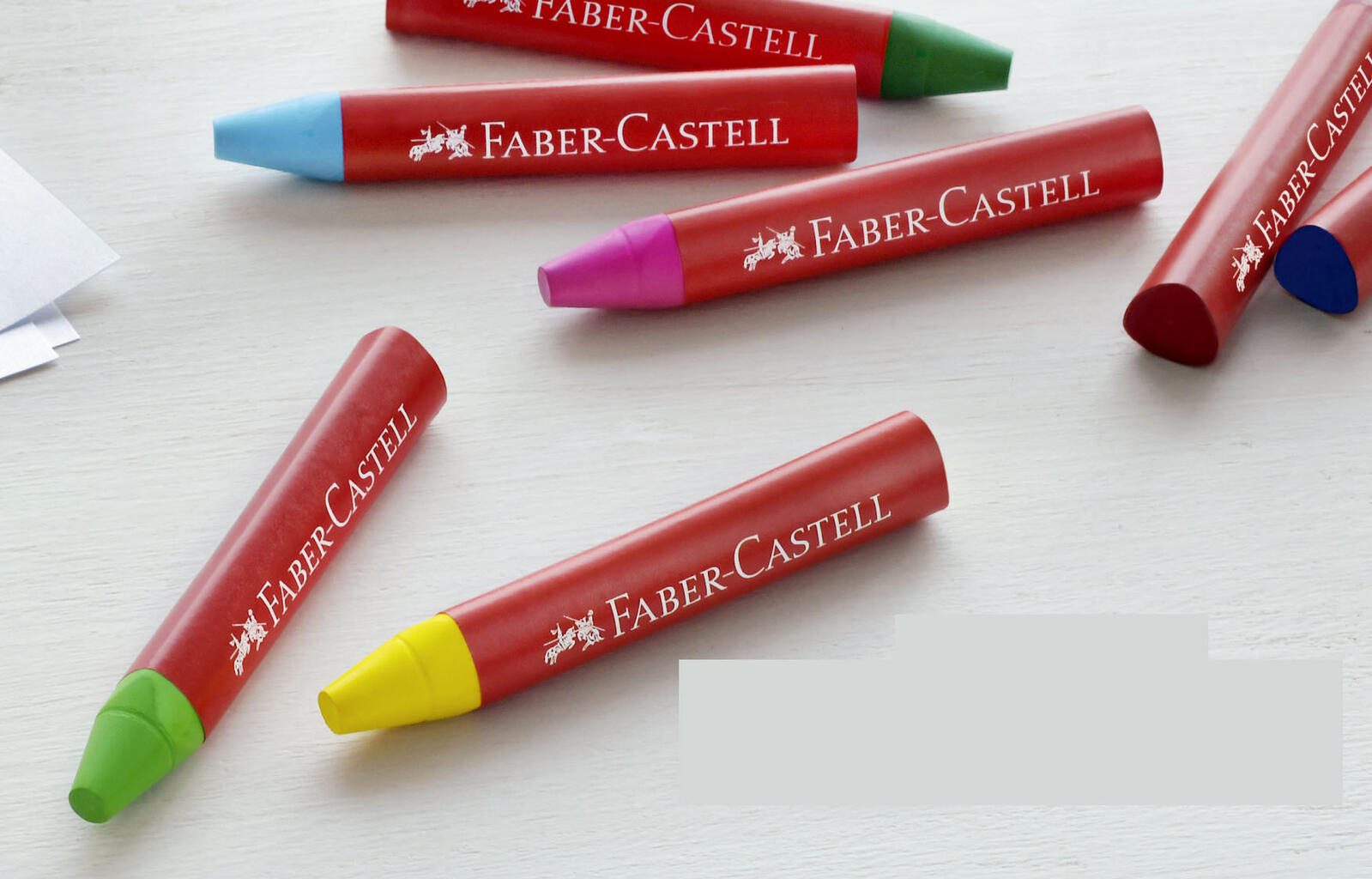FABER-CASTELL Wachsmalstifte 12 Stifte