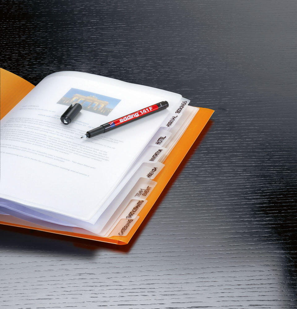 edding 141 F permanent Folienstifte-Set 0.6 mm Mehrfarbig