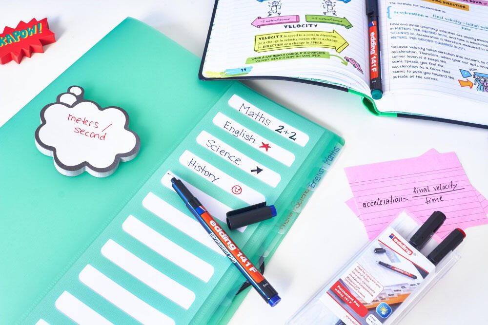 edding 141 F permanent Folienstifte-Set 0.6 mm Mehrfarbig