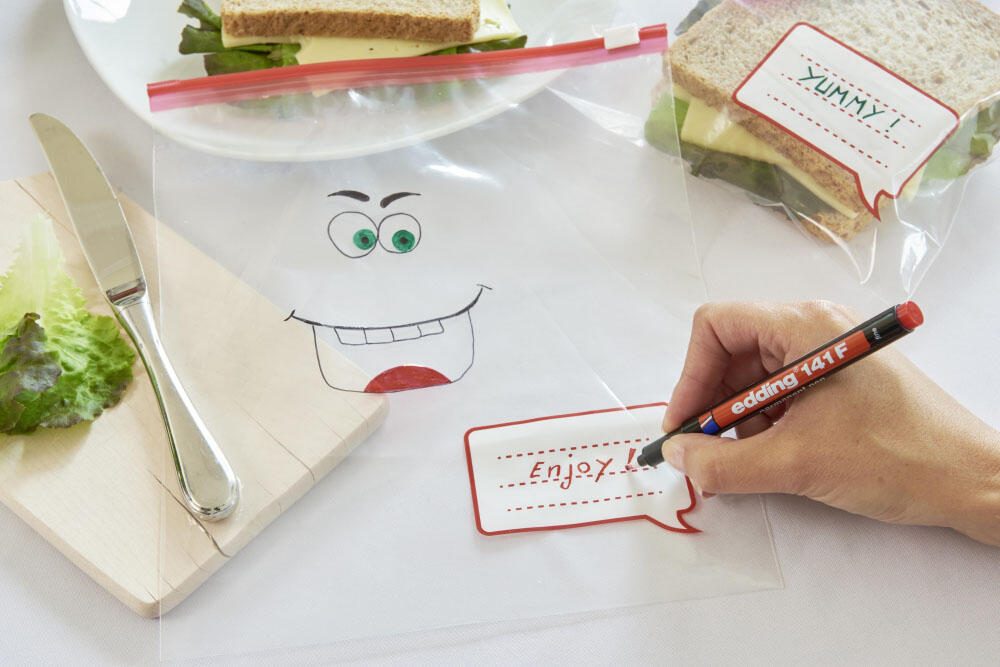 edding 141 F permanent Folienstifte-Set 0.6 mm Mehrfarbig